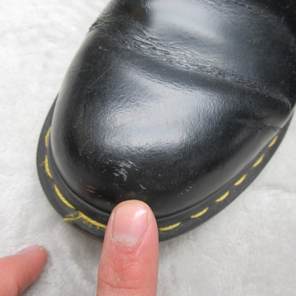 Dr Martens Unisex Boots W8 7M Black 2976 Chelsea Leather Ankle Pull On Casual - Picture 15 of 16